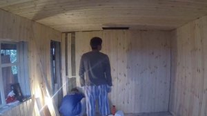 как обшить стены вагонкой