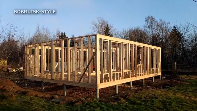 Каркасный дом 9м на 11м смотреть онлайн