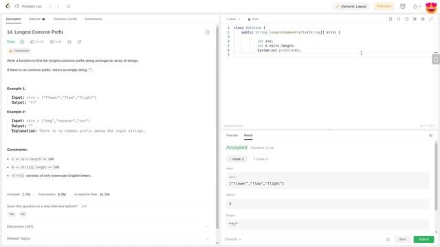 Cracking LeetCode ? ? || Longest Common Prefix - Step-by-Step Tutorial for Coding Interviews || JAV смотреть онлайн