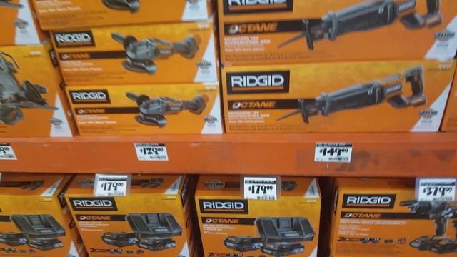 RIDGID 18v OCTANE PROMO'S ARE LIVE !! @ HOME DEPOT In 4k !! (April 2019)