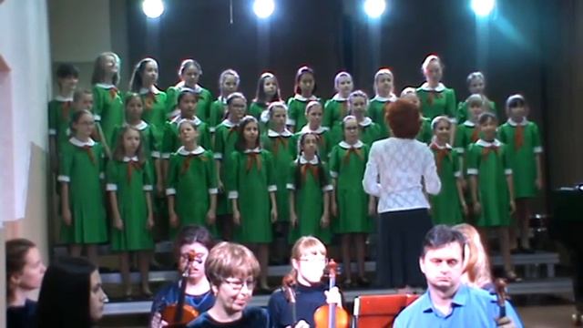 Хор Акварель Попурри на пионерские песни смотреть онлайн