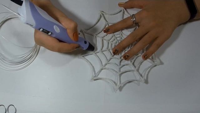 Рисуем паука и паутину 3D ручкой смотреть онлайн