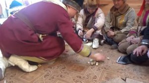 Алтайская народная игра «Кажык»