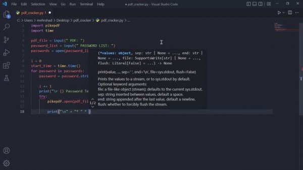 how to crack pdf password with python - Be professional