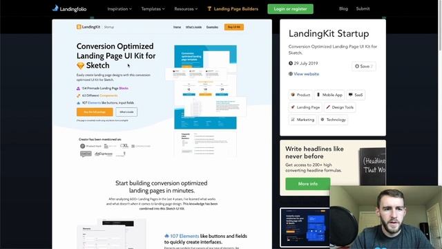 How to Create a Landing Page Wireframe Part 1 смотреть онлайн