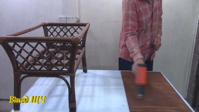 Покраска и ремонт мебели из ротанга, дерева, плетенной из лозы