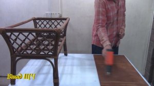 Покраска и ремонт мебели из ротанга, дерева, плетенной из лозы