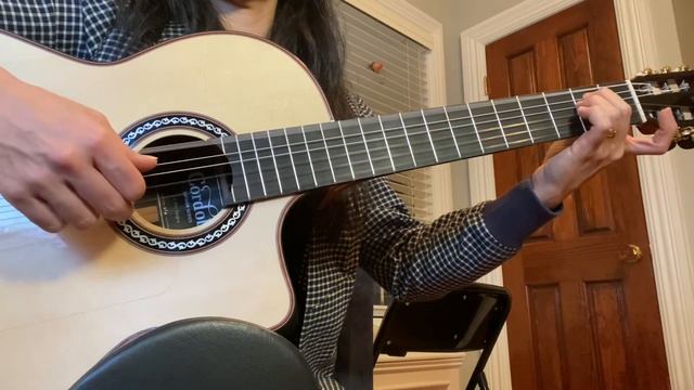 PLAY ALONG WITH METRONOME: Em Scale into Complete Arpeggio into Rumba Etude смотреть онлайн