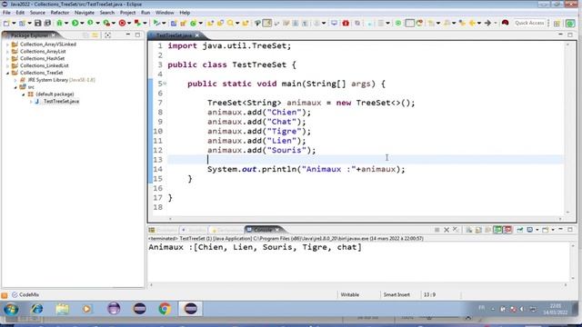 Java 19: Collection Set (TreeSet) смотреть онлайн