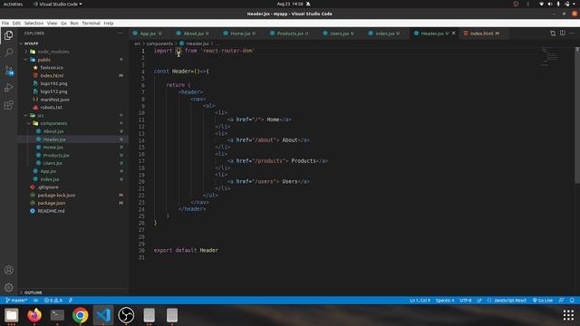 React.js 13-dars. React-router-dom Link смотреть онлайн