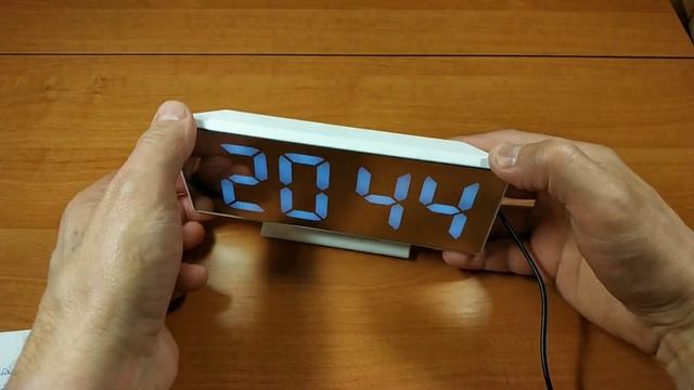 СВЕТОДИОДНЫЕ ЧАСЫ - ЗЕРКАЛО / ОБЗОР И НАСТРОЙКА смотреть онлайн
