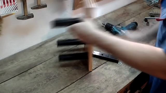 Самодельная стойка для рубанка. смотреть онлайн