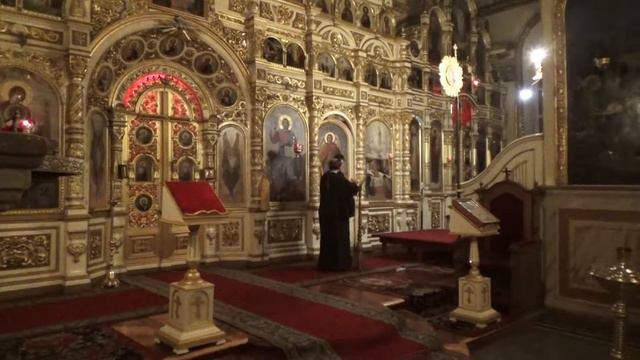 027 Всенощное бдение в Успенском соборе смотреть онлайн