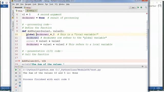 Python Module 06 12 Global Variables смотреть онлайн