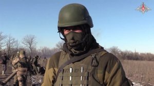 Боевая работа миномётных расчётов