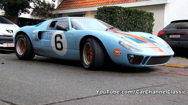 Ford GT40 Gulf edition - Detail shots - 1080p HD смотреть онлайн
