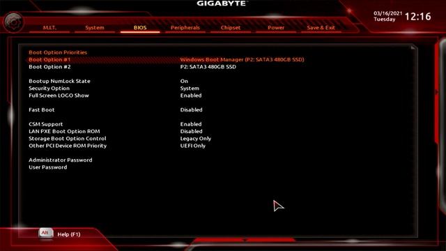 GIGABYTE B450M DS3H V2 BIOS Walkthrough Tour & Explanation смотреть онлайн