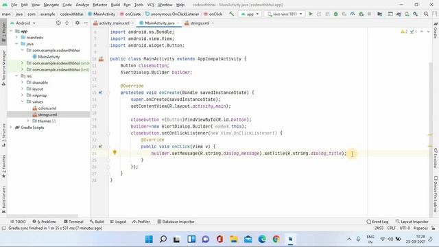 alertdialog android example || sweet alert dialog android studio смотреть онлайн