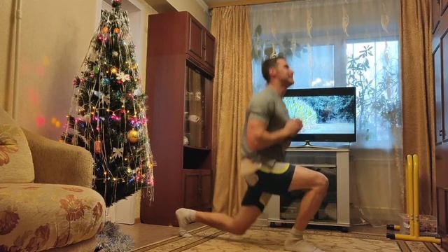 Минутный воин. Прыжковая разножка. смотреть онлайн