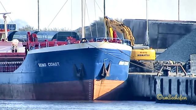 EEMS COAST PEFI IMO  8418019 Emden Germany Coaster Cargo Seaship KüMo Seeschiff