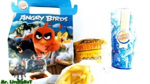 ВРЕМЯ ЖРАТЬ ! ОБЖОР ДЖУНИОР ОБЕД BURGER KING ANGRY BIRDS БУРГЕР КИНГ ЧИЗБУРГЕР, КИНГ ФРИ