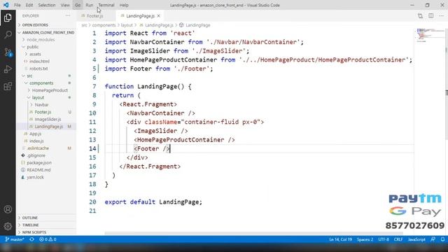 #6 Footer Component Setup - Front End - Amazon Clone MERN Stack - Hindi смотреть онлайн