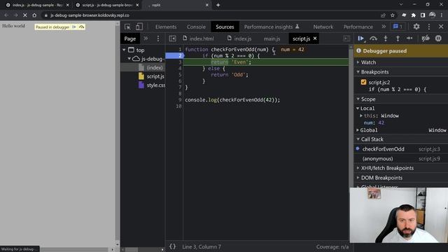 Починаємо писати JavaScript: виконуємо покроково, користуємося відладчиком та візуалізуємо виконанн смотреть онлайн