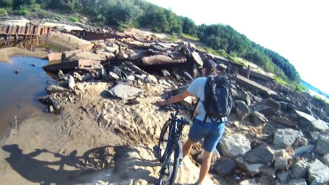 Эпический переход через "импровизированную" дамбу в Сидор-Полой. 24.07.2020 смотреть онлайн