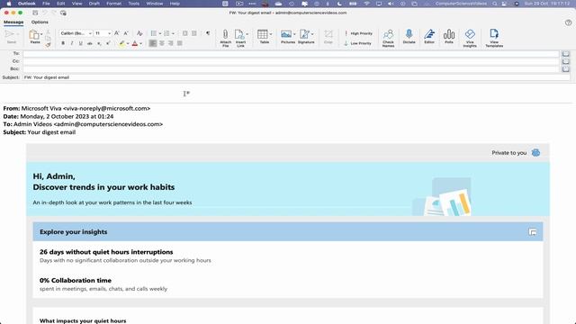 How to FORWARD an Email On Microsoft Outlook Using a Mac / Desktop Computer - Basic Tutorial | New смотреть онлайн