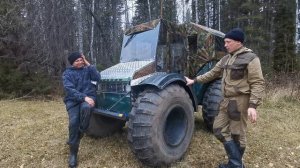 Покоряем реку на болотоходе. Доработки караката.