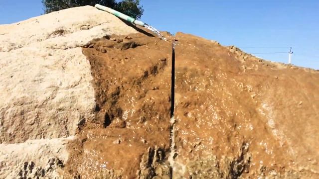 Резка камня алмазным канатом - Stone cutting with diamond wire смотреть онлайн