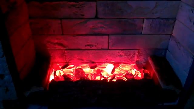 Имитация тления углей в декоративном камине смотреть онлайн