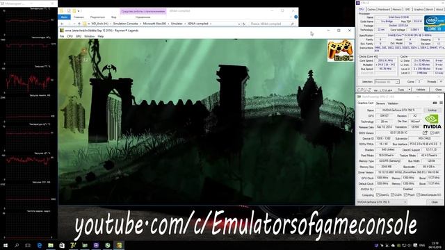 XENIA Xbox 360 Emulator - Rayman Legends (2013). Ingame. Vulkan api. Test #3 смотреть онлайн