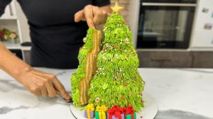 «ЁЛКА» Карамельный ВЕРТИКАЛЬНЫЙ торт ГОТОВИМ с ДЕТЬМИЯ-ТОРТодел❤️