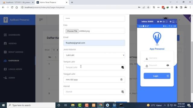 Source Code Aplikasi Presensi LBS (Location Based Service) Berbasis Android смотреть онлайн