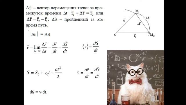 Кинематика поступательного и вращательного движения смотреть онлайн