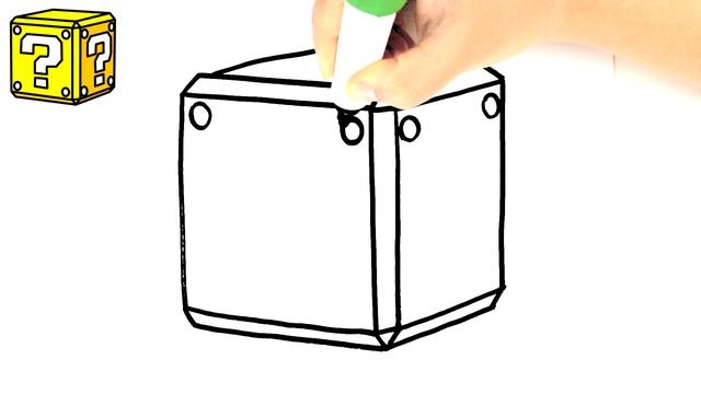 HOW TO DRAW QUESTION BOX | SUPER MARIO BROS смотреть онлайн