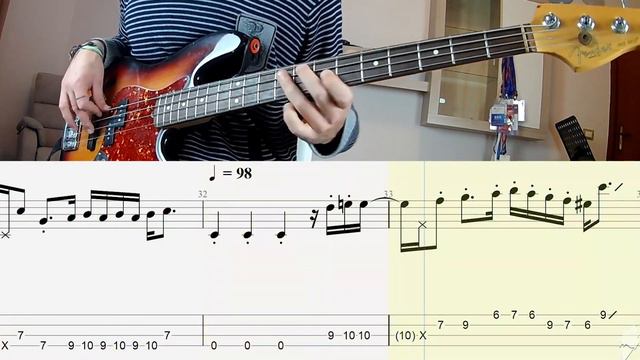 VULFPECK /// 3 on E (feat. Antwaun Stanley) BASS ONLY + PLAY ALONG TAB + SCORE смотреть онлайн
