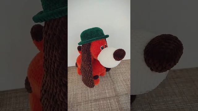 собачка в шляпе крючком)#amigurumi #crochet #амигуруми#собака #вязаниекрючком #dog смотреть онлайн