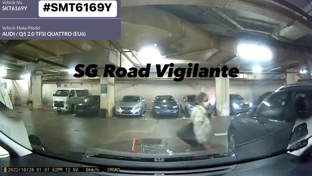 28oct2022 #SMT6169Y audi q5 inconsiderate driver & passenger leaving trolley in front of camcar смотреть онлайн