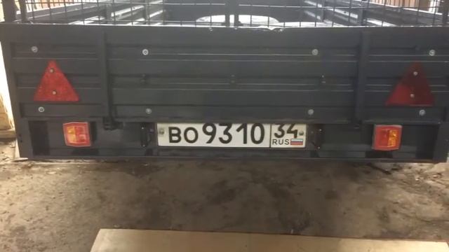 Работа фонарей на прицепе Fristom FT 122 T LED смотреть онлайн