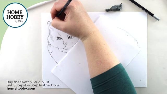 Sketch Cat by Robin Berry • Intermediate • HomeHobby by 3L Studio Kit смотреть онлайн