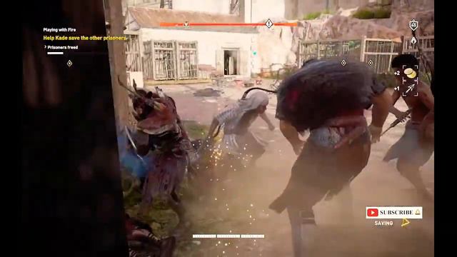 Assassin's Creed Origins| Mission Playing With Fire| Quest Help Kade Save The Other Prisoners смотреть онлайн