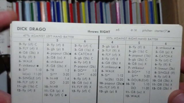 Strat-O-Matic Baseball EXCEL 1970-73 Card Set Analysis 1970, part three смотреть онлайн