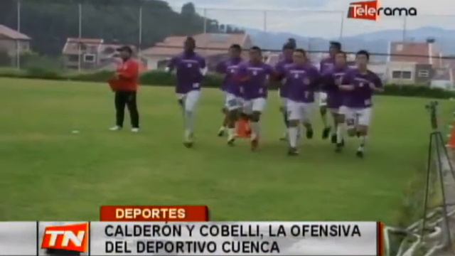 Calderón y Cobelli, la ofensiva del Deportivo Cuenca смотреть онлайн