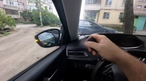 peugeot 308/пежо 308 сложение и разложение зеркал