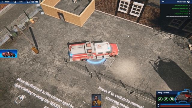 Сложная работа Пожарного. Управление Службой спасения - Fire Commander #demo (Первый Взгляд) смотреть онлайн