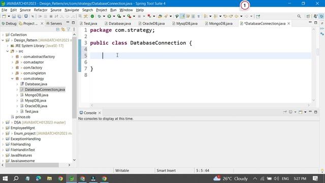 Strategy Design Pattern using Java смотреть онлайн