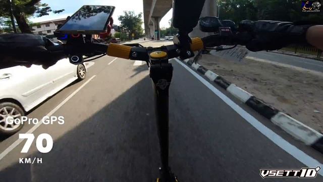 Vsett 10+ First [TOP SPEED] Test [ 71km/h !! ] смотреть онлайн