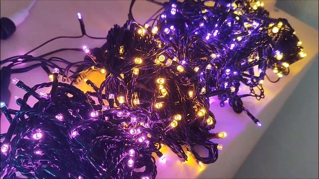 Нити 10 метров на чёрном проводе. смотреть онлайн